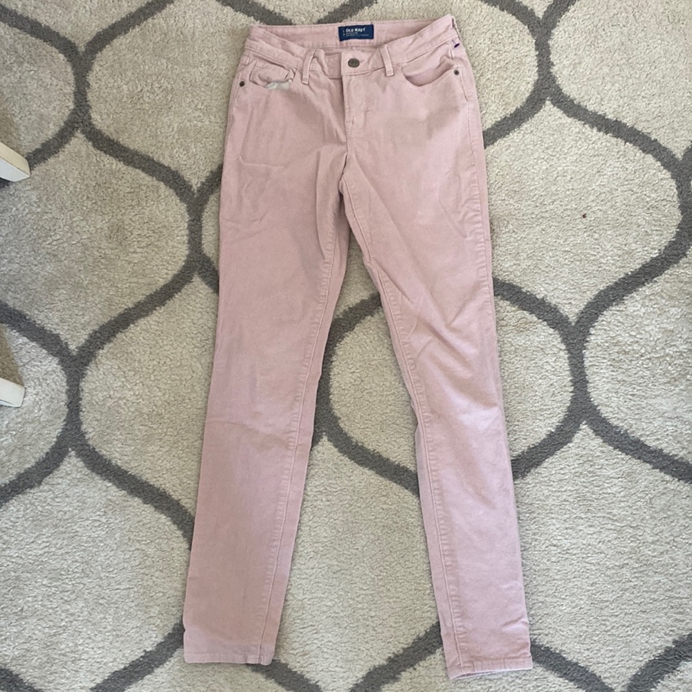 Pink corduroy pants